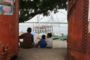 Chinese fishing net i Cochin