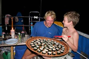 Danjel, Jens og Sushi