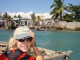 Jens foran skraldekajen i Les Cayes