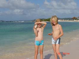 Jens og Caroline på Union Island