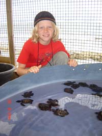 Jens på besøg hos skildpaddemanden i Bequia