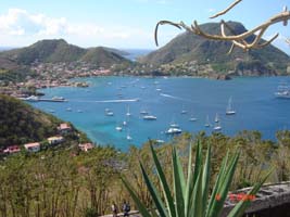 Jonna på ankerpladsen ved Iles des Saintes