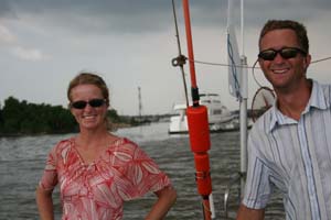 Niels og Hannelore i Port Klang