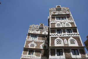 To tårnhuse i Sana'a